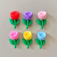 set 꽃 튤립 냉장고자석 마그넷 귀여운 인테리어 냉장고 타공판 현관문 마그네틱 장식 소품